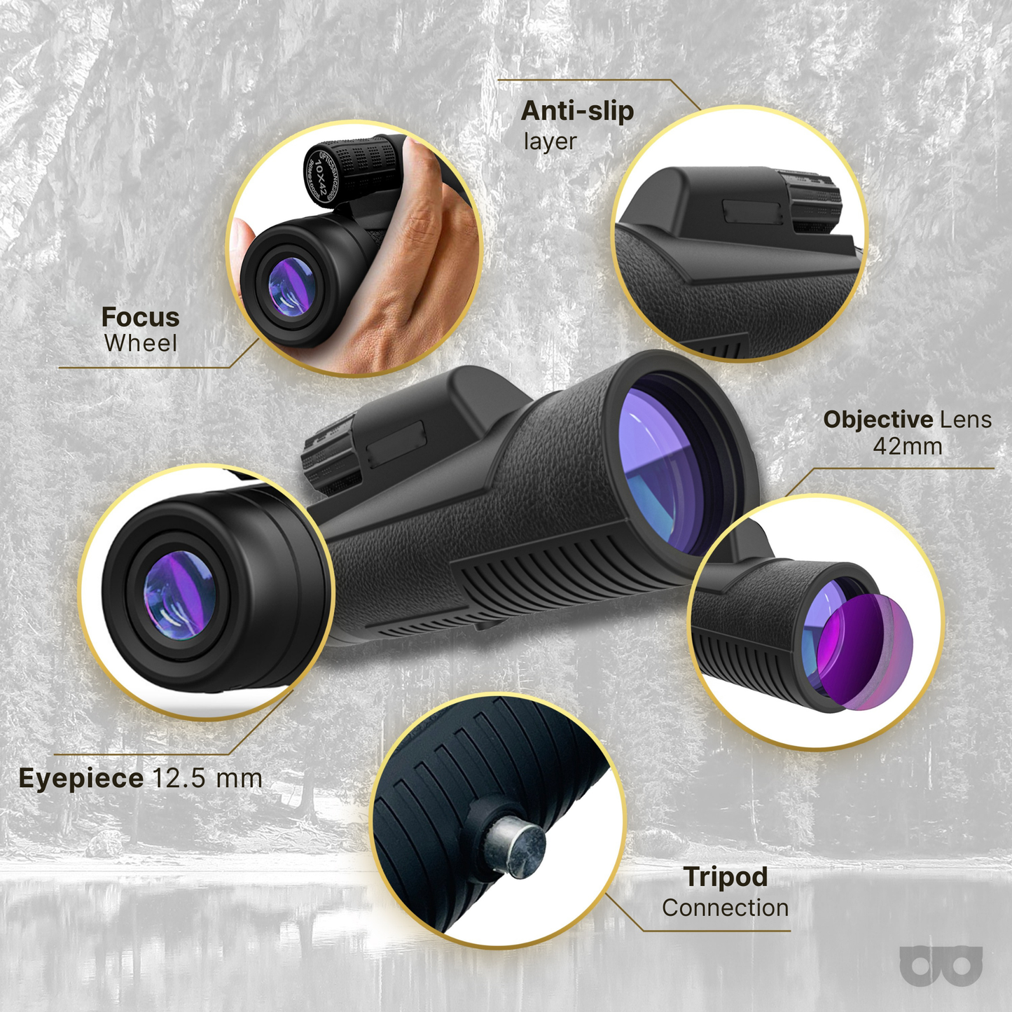 10x42 Monocular – Lightweight, Sharp, Built for Birding