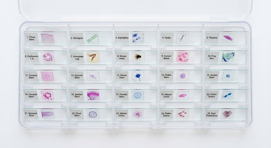 Best prepared microscope slide sets for kids and students