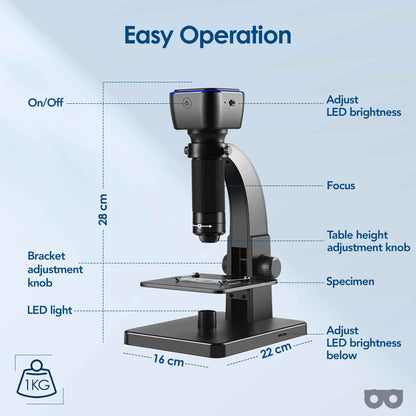 Zoomble Digital Microscope – Explore 2000x Magnification