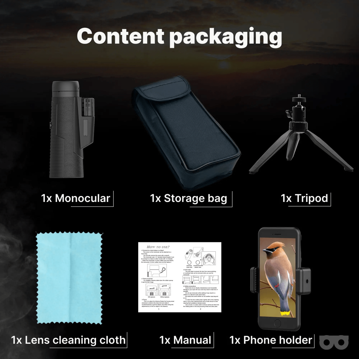 10x42 Monocular – Lightweight, Sharp, Built for Birding - Zoomble