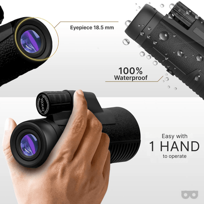 10x42 Monocular – Lightweight, Sharp, Built for Birding - Zoomble