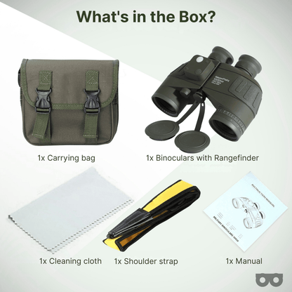 10x50 Binoculars with Rangefinder - Zoomble