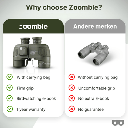 10x50 Binoculars with Rangefinder - Zoomble