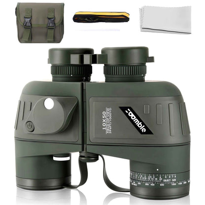 10x50 Binoculars with Rangefinder - Zoomble