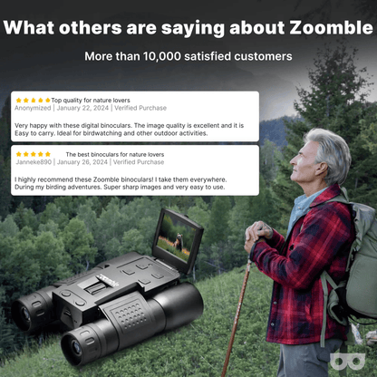 12x32 Digital Binoculars with Camera - Zoomble