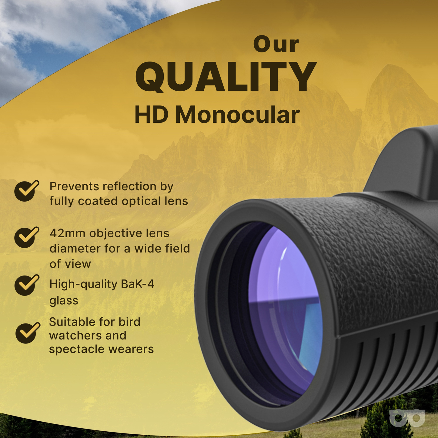 10x42 Monocular – Lightweight, Sharp, Built for Birding