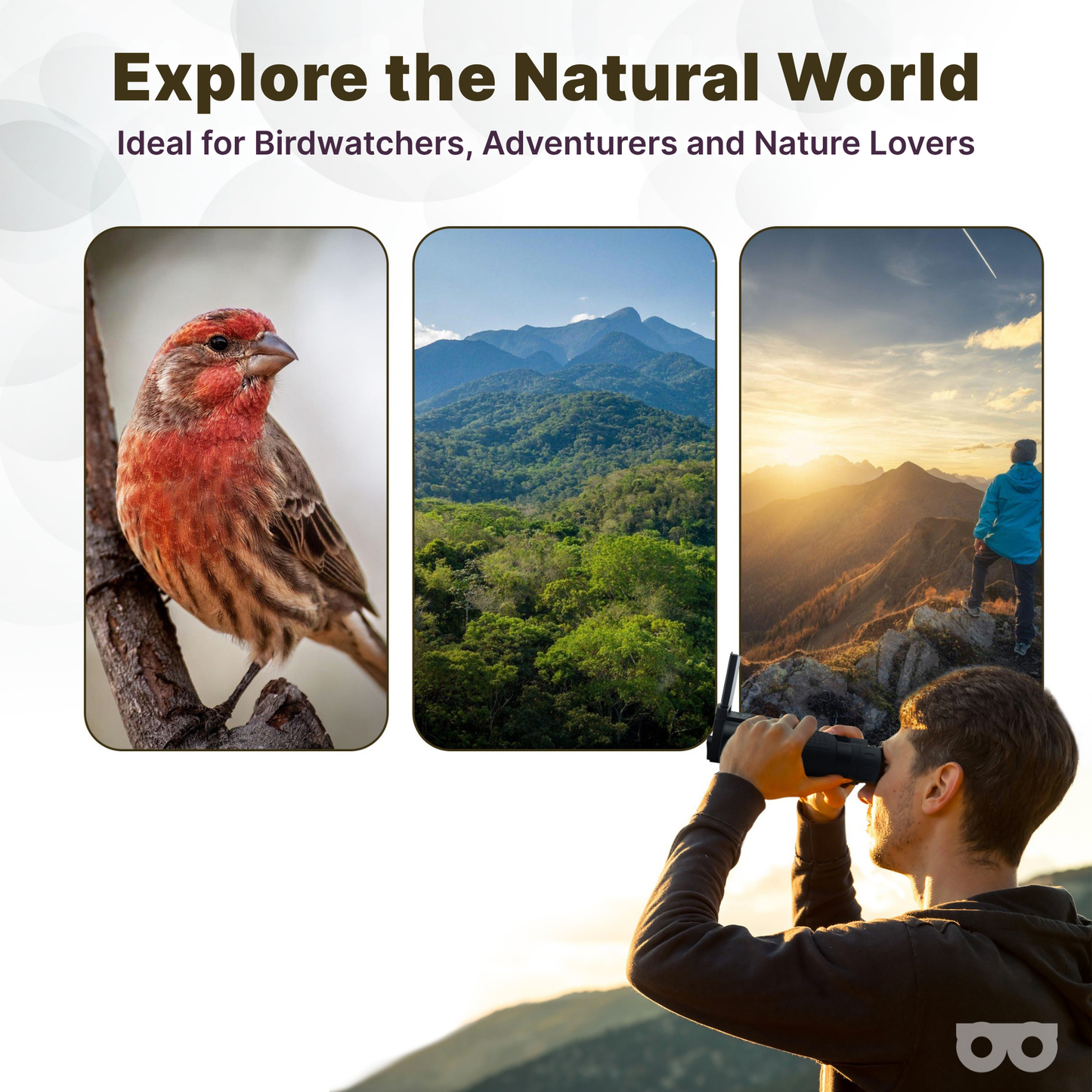 12x32 Digital Binoculars with Camera