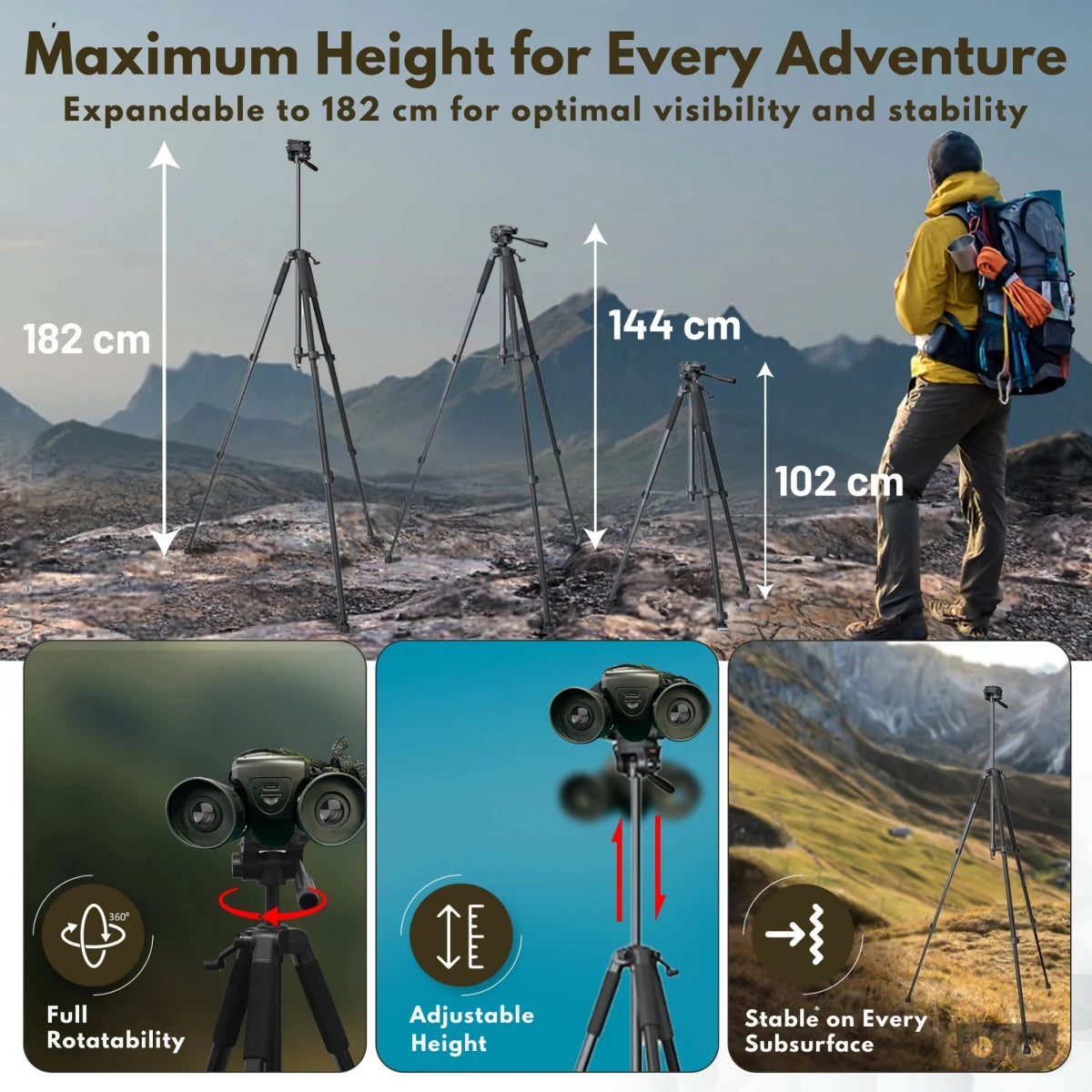 Binocular Tripod Pro - Zoomble