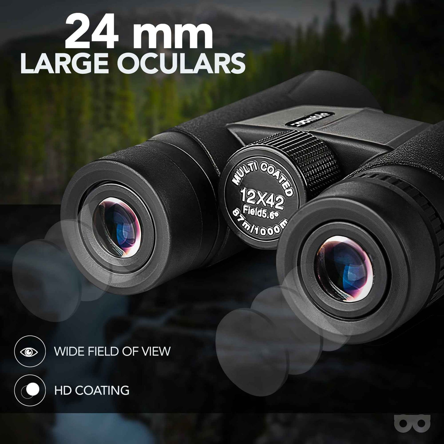 Zoomble Pro 12x42 Binoculars
