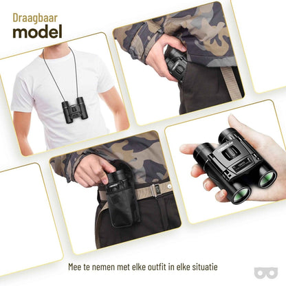 Compact 10x22 Binoculars - Zoomble