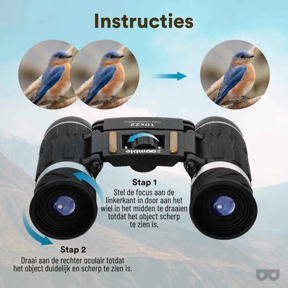 Compact 10x22 Binoculars – The Best Compact Binoculars for Birdwatching & Travel - Zoomble
