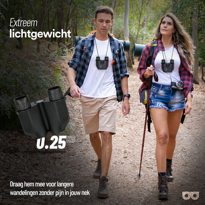 Compact 10x25 Binoculars - Zoomble