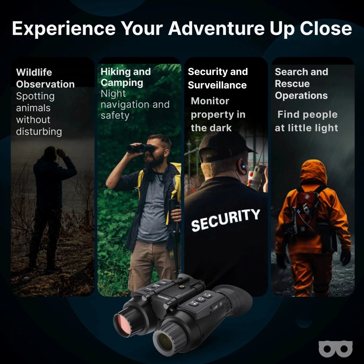 Night Vision MAX with Headstrap - Zoomble