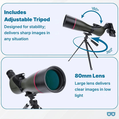 Spotting Scope PRO 20 - 60x80 - Zoomble