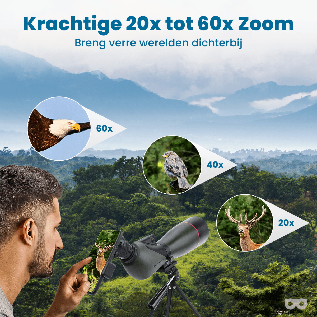 Spotting Scope PRO 20 - 60x80 - Zoomble