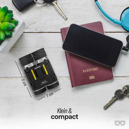 Zoomble Compact 10x22 Binoculars – Built for Birdwatching & Travel